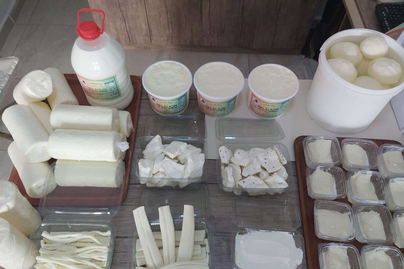 Helaleyn süt ve süt ürünleri üretimi başladı Helaleyn süt ve süt ürünleri üretimi başladı